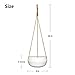 Mkono Ceramic Hanging Planter for Indoor Plants