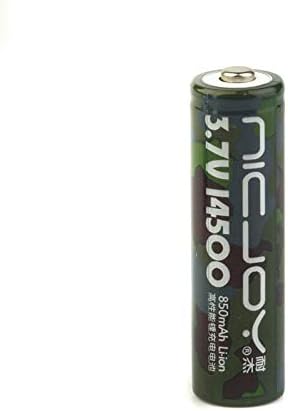 (2-pcs) 14500 lithium battery 10440 large capacity five 5th seven 7 wireless mouse flashlight 3 7V rechargeable battery -14500 pointed