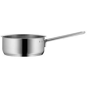 WMF Mini 0714786041 Steelpan 14cm, Cromargan 18/10 RVS, Ruimtebesparend Stapelbaar Design, TransTherm universele bodem…