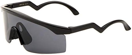 Daytona Semi Rimless Wrap Around Shield Sunglasses