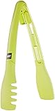 Zak Designs Kitchen To Table 10-inch Locking Tongs, Kiwi