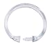kieragrace O Snap Shower Curtain Rings (Set of 12), Clear