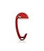 Portable Bag Hanger Holder, BAGMAN Purse Hook Storage Multi Purpose Hooks For Travel, Desk and Chair, Durable Sturdy Cute, Red