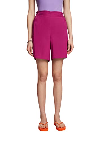 ESPRIT Damen 053ee1c303 Shorts, Dark Pink, 38 EU