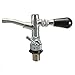 KINGSO Stainless Steel with Chrome Brass Inner Beer Faucet with Shank for Keg Tap (Silver)