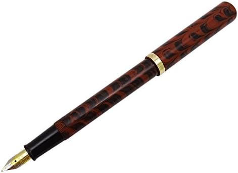 CLICK Bamboo Ebonite Fountain Pen Iridium Nib Eye Dropper Mechanism - Black