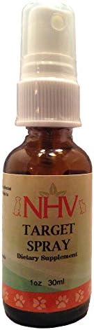 NHV Target Spray - Natural Aid for Fleas, Ticks, Lice and Mosquitoes in Pets