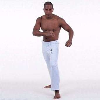 calça branca masculina capoeira