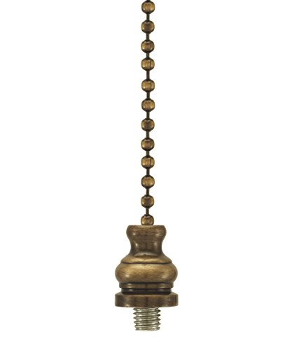 FanDapter Antique Brass Ceiling Fan Pull