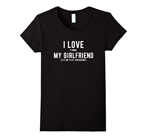 Women’s I love it, when my girlfriend lets me play video games XL Black
