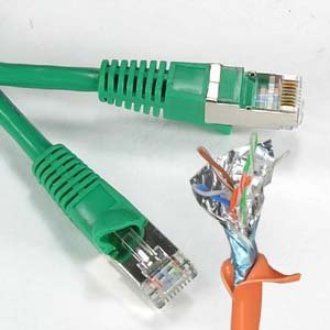 150Ft Cat.5e Shielded patch Cable Molded Green