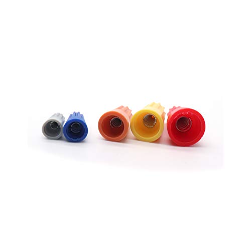 Yoohey Electrical Wire Connectors Screw Terminals Twist Nuts Caps Connection Assortment for Speaker, Automotive, and Residential Wiring - Pack of 158pcs