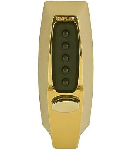 Kaba Simplex 7108 Thumbturn Mechanical Pushbutton Deadbolt - Door