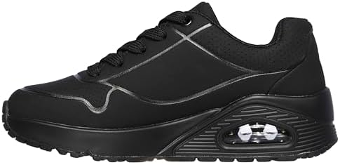 Uno Stand On Air, Scarpe da ginnastica Bambini e ragazzi, Black Synthetic Trim, 37 EU