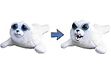 Feisty Pets: Tony Tubbalard- 12” Plush Stuffed Harp Seal Pup that Turns Feisty with a Squeeze