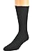 Sierra Socks Health Diabetic Wide Calf Cotton Crew Women's 2 Pair Pack (Fits Shoe Size 6-10, Socks 9-11, Black)