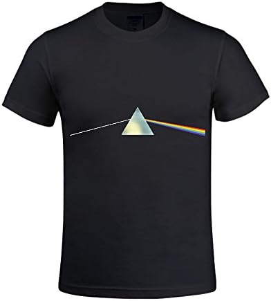 The Dark Side of the Moon Pink Floyd World Tour 2016 Men O Neck Tee shirts Black