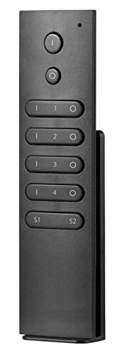 RGBgenie ZigBee 3.0 Remote and Dimmer, 4 Zones, On/off and Brightness Control, Control 30 Devices, Works with Philips Hue. ZB-5004