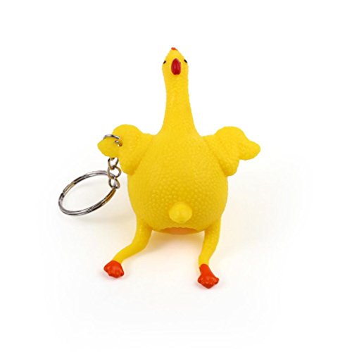 Funny Decompression Chicken Toy Squeeze Then Lay Eggs Reduce Stress Relief Ball Novelty Venting Anger Toys