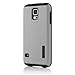Incipio DualPro Shine Case for Samsung Galaxy S5 - Retail Packaging - Silver/Black