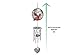 Memorial Wind Chimes When Cardinals Appear Angels are Near Red Cardinal Wind Chime with a Remembrance Saying Windchimes for Funeral Sympathy Outdoor 23.5