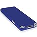 iGadgitz U3296 Silicone Skin Case Cover + Screen Protector Compatible with Sony Walkman NWZ-A15, A17, A25, A27 8GB 16GB 32GB & 64GB - Blue