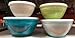 Melamine Mixing Bowl Set with Lids, 4 Pieces