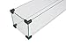 LEGACY HEATING Wind Guard for Rectangle Fire Table, 38.1 x 7.3 x 6.2 inch, Thick Tempered Fire Glass, 1/4 inch Thick, Heat-Resistant Fire Table Glass Wind Guard, for 57in Rectangular Firepit Table