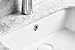 Bathlavish Sink Basin Trim Overflow Cover Brass Insert in Hole Round Caps Brushed Nickel