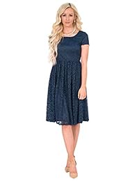 Jen Clothing Jenna Vestido de encaje moderno, vestido de dama de honor o vestido de fiesta moderno