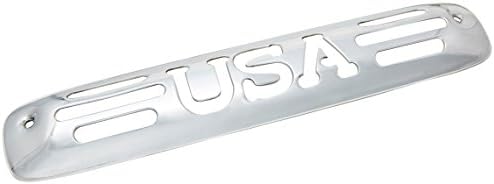 All Sales 94409P Polished Billet Aluminum Third Brake Light Cover - USA Logo