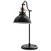 Amazon Brand – Stone & Beam Walters Vintage Task Table Desk Lamp With LED Light Bulb - 7.6 x 10 x 19.9 Inches, Black