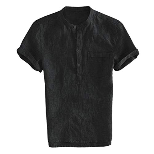 5 Mens+LuluZanm+Cotton+Shirts+Button