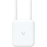 U7 Outdoor Dual-Band Weatherproof Wi-Fi 7 AP &ndash; US Version | Bundle with QALYNX 3ft Slim Cat6A Patch Cable (28 AWG)