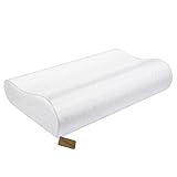 Cervical Pillow for Neck Pain Side Sleeper Chiropractic Pillows Bamboo Pillow for Sleeping Neck Support for Back Firm Memory Foam Pillow Contour Neck and Shoulder Pain Removable/Washable