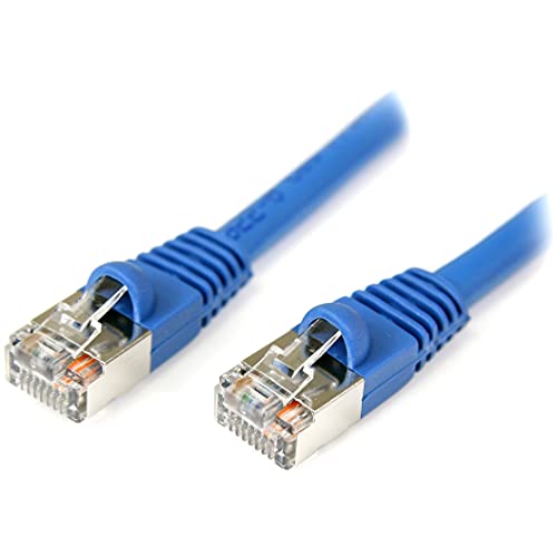 StarTech 7ft Cat5e Snagless Ethernet Cable, Shielded, PoE, Blue, Network at Amazon
