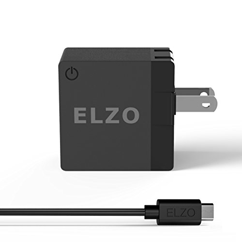 UPC 747380593967, Elzo Quick Charge 3.0 18W USB Wall Charger Adapter Fast Portable Charger With A 3.3ft Rapid Quick Charge Micro USB Cable For Samsung Galaxy/Note, LG Flex2/V10/G4, Nexus 6, Motorola Droid/X, Black