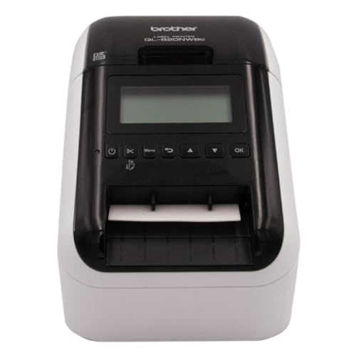 Brother QL-820NWBc | Multipurpose Label Printer | WiFi | Bluetooth | Prints Up to 110 Labels per Minute