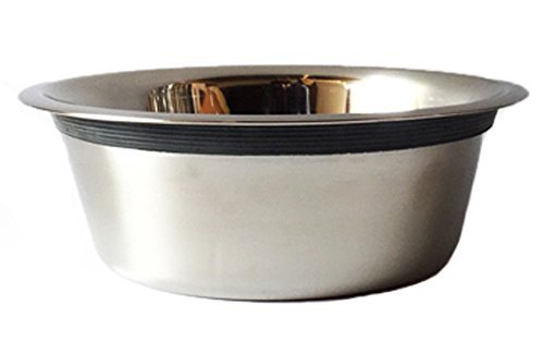 Pets Empire Stainless Steel Classic Dog Bowl, 2800 ml