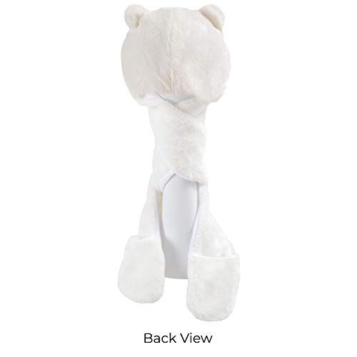 image for PULAMA Bear Plush Animal Hat Costume Anime Cosplay Cap with Mittens - 