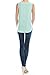 EttelLut - Women's Loose Fit Flowy Tank Tops - Cool Relaxed Regular and Plus Size - Ideal for Workout, Yoga, Running, Working Out at The Gym and Lounging Around - A1 Mint Large