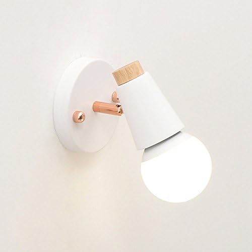 CGJDZMD Wall Sconce Nordic Minimalist Living Room Ceiling Lamp Creative Adjustable Swing Arm Metal Wall Light Fixture Aisle Hotel Wall Lights Indoor Decorative Lighting (Color : White)