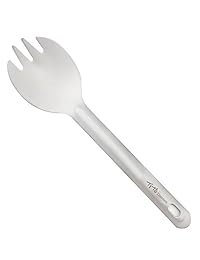 TiTo New Ultralight Titanium Spork for Outdoor Cam