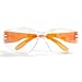 JORESTECH Eyewear Protective Safety Glasses, Polycarbonate Impact Resistant Lens Pack of 12 (Orange)