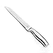 GOMUM Serrated Slicer 8 Inches High Carbon Stainless Steel Cutter Multi-Purpose Kitchen Knife for Cutting Crusty Breads, Cake, Bag, 18 x 5 x 1 inches, White