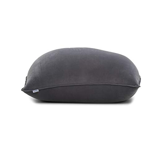 Big Joe 0841495 Crash Pad Stone Stretchy Velvet, One Size, - Thumbnail 4