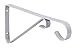 Hold All Plant Bracket 9-Inch White Decorative Pot Hanging Indoor Outdoor 95W