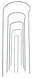 Gardman R742 Half Hoop Plant Support, 8