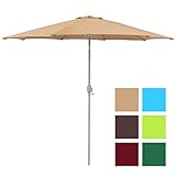 Best Choice Products Patio Umbrella 9ft Aluminum Outdoor Patio image large