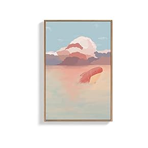 Framed Canvas Wall Art for Living Room, Bedroom Dolphins Canvas Prints for Home Decoration Ready to Hanging - 16x24 inches